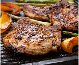 Chuletas de Puerco Adobadas - Chuletas Asadas