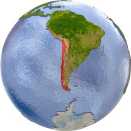 Comida Típica en Chile - Ubicación en América del Sur