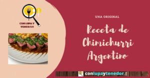 Solo Necesito Pasión - Receta de Chimichurri Argentino